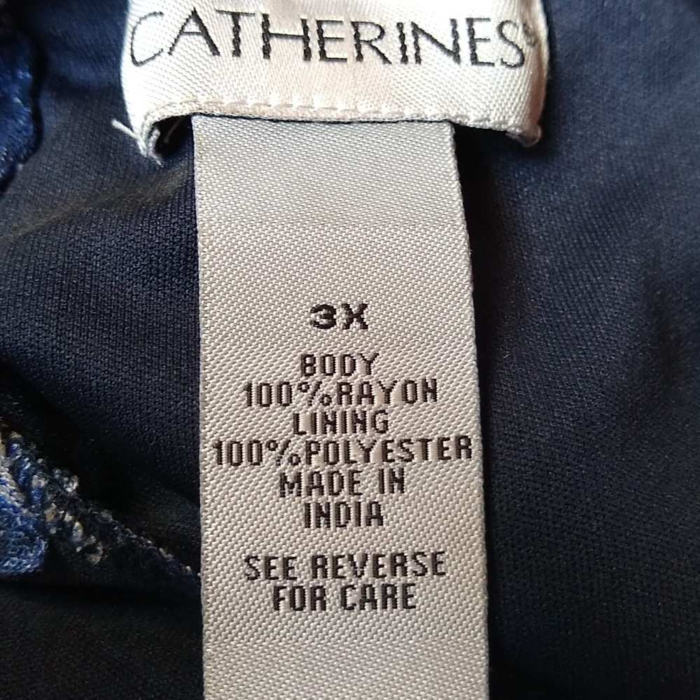 Catherine's Sleeveless lined dress sz 3X